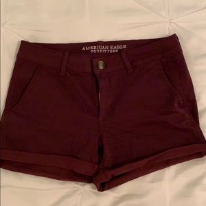 Maroon shorts